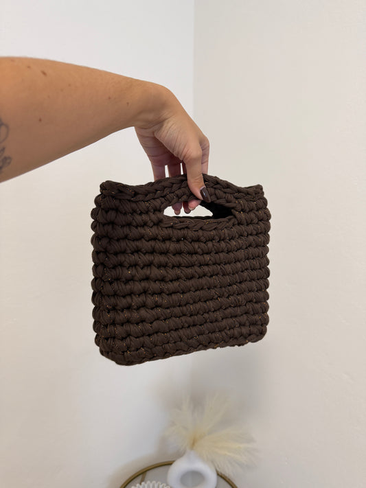 Miky Bag - Bicolor Caffè e Bronzo