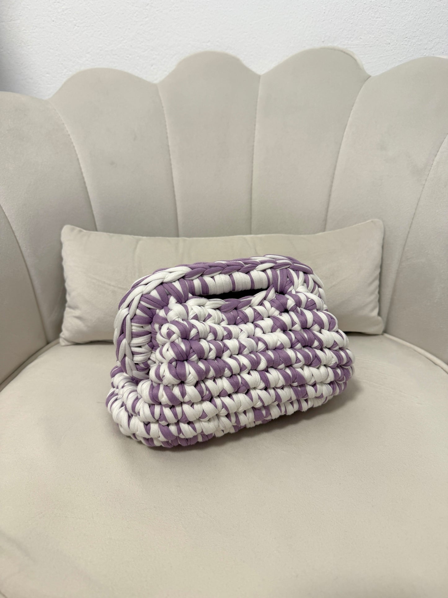 Lola Bag - Bicolor Bianca e Lilla