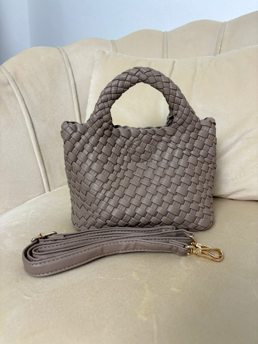 Borsa Intreccio Nocciola