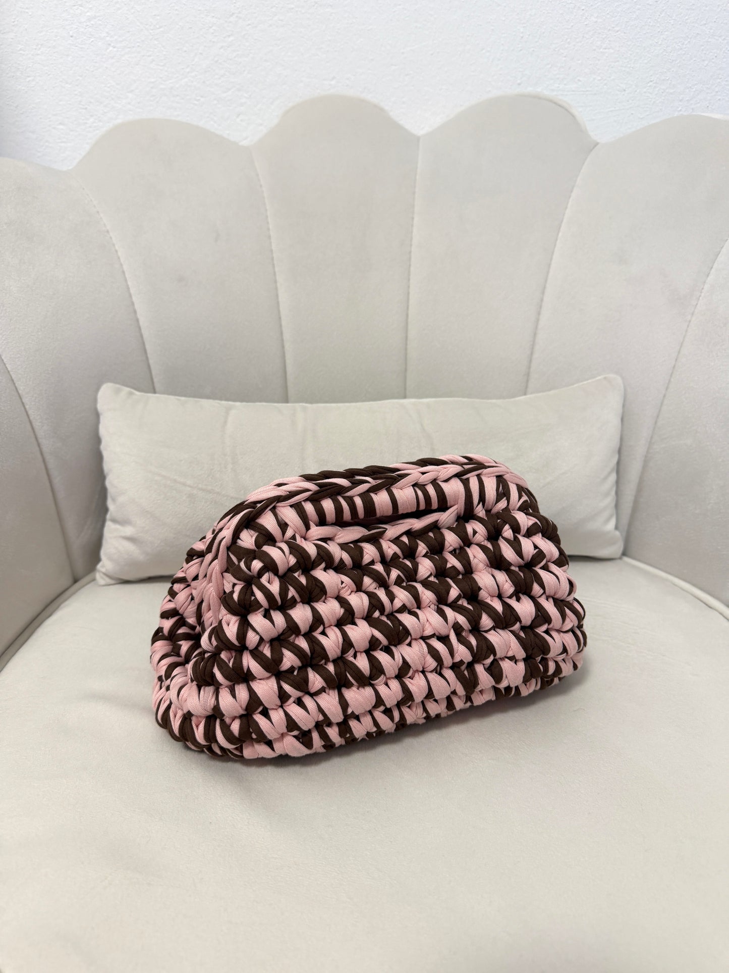 Lola Bag - Bicolor Rosa e Cioccolato