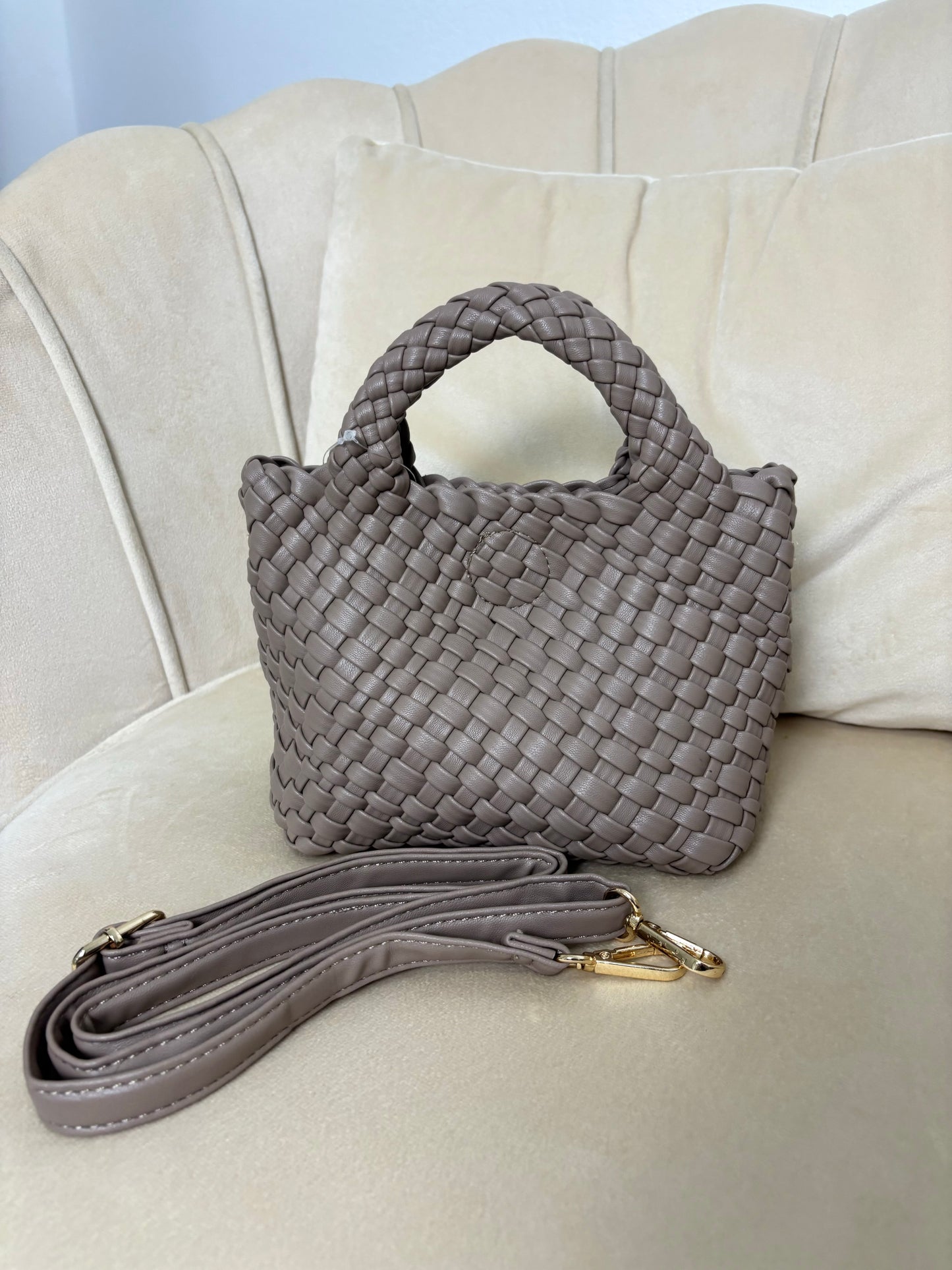 Borsa Intreccio Nocciola