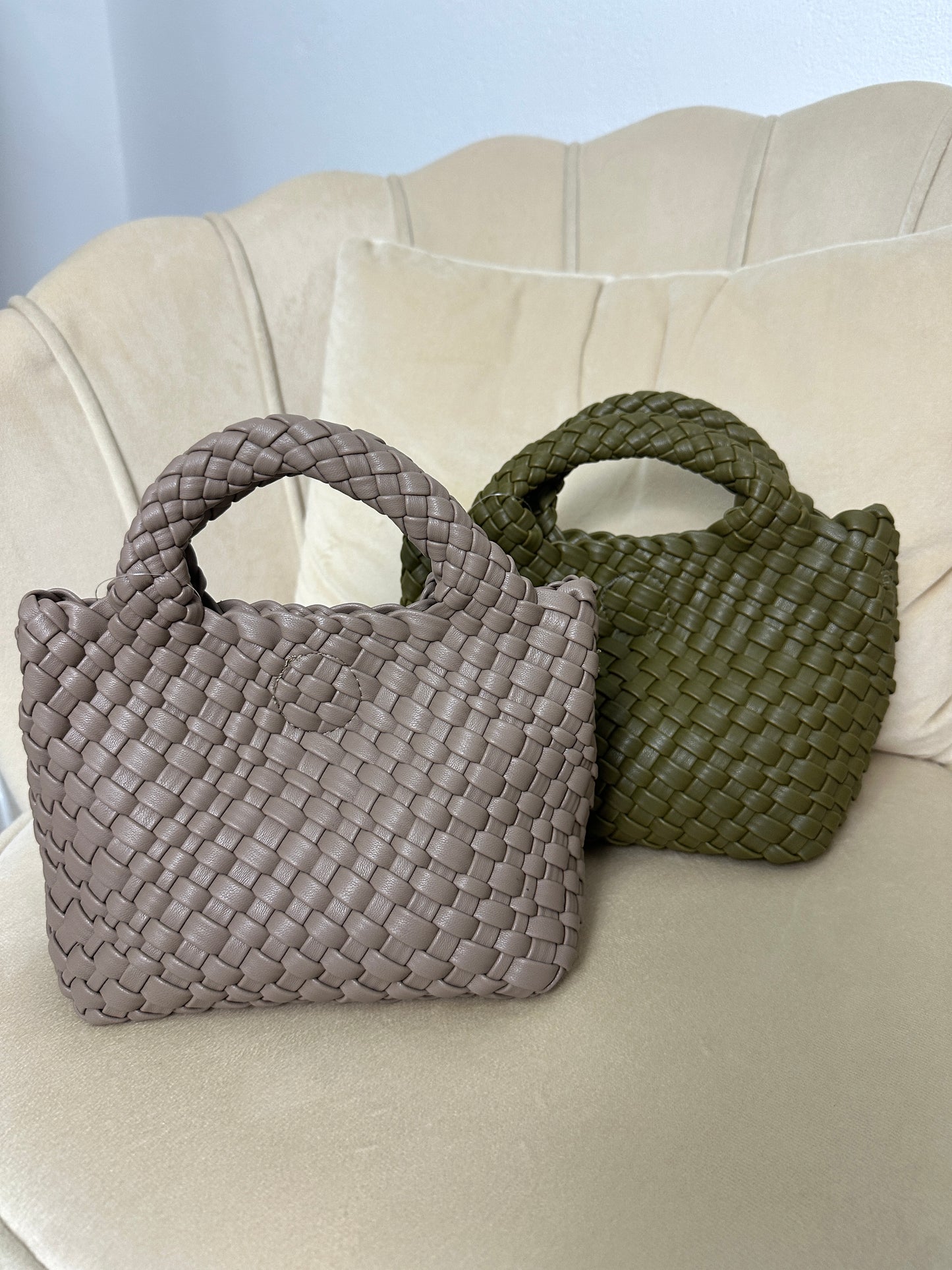 Borsa Intreccio Nocciola