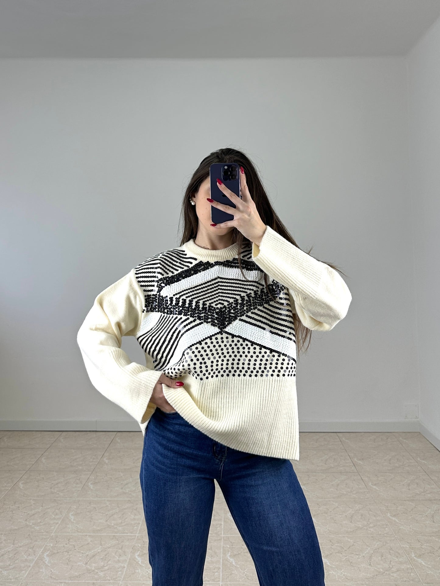 Maglione Paillettes