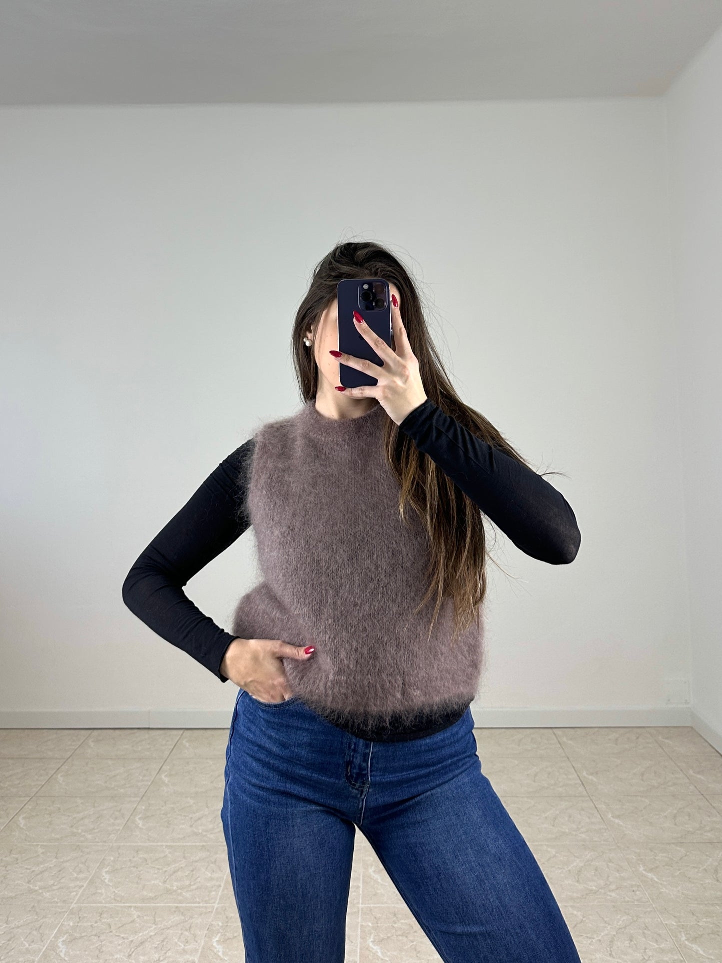 Gilet Mohair