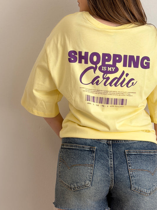 T-Shirt Shopping Gialla