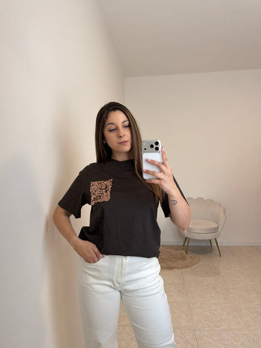 T-Shirt Taschino Cioccolato