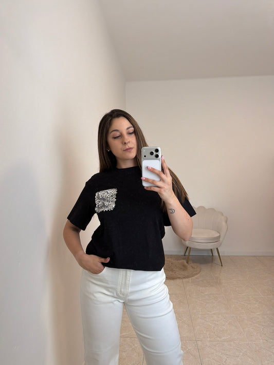 T-Shirt Taschino Nera