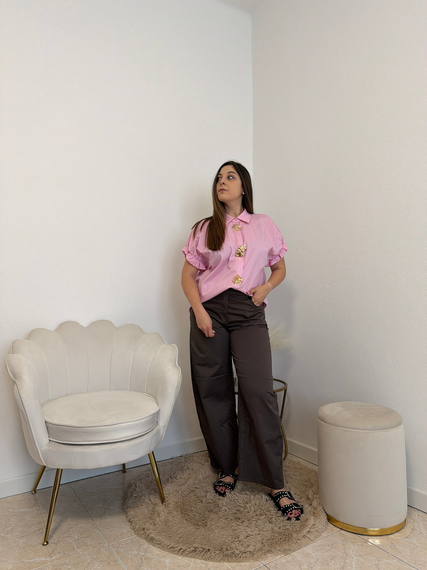 Camicia Gold Rosa