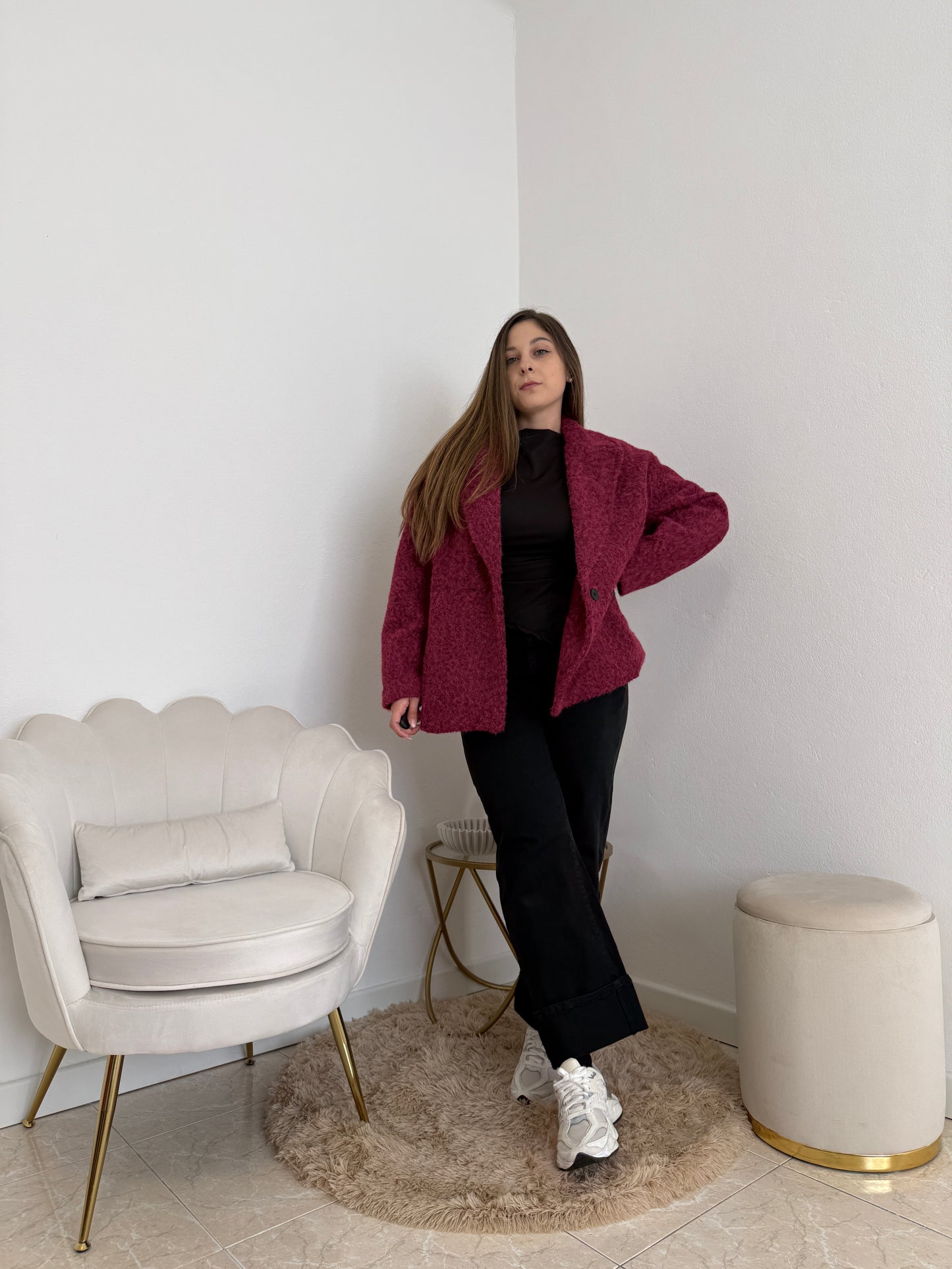 Cappotto Nevada Bordeaux
