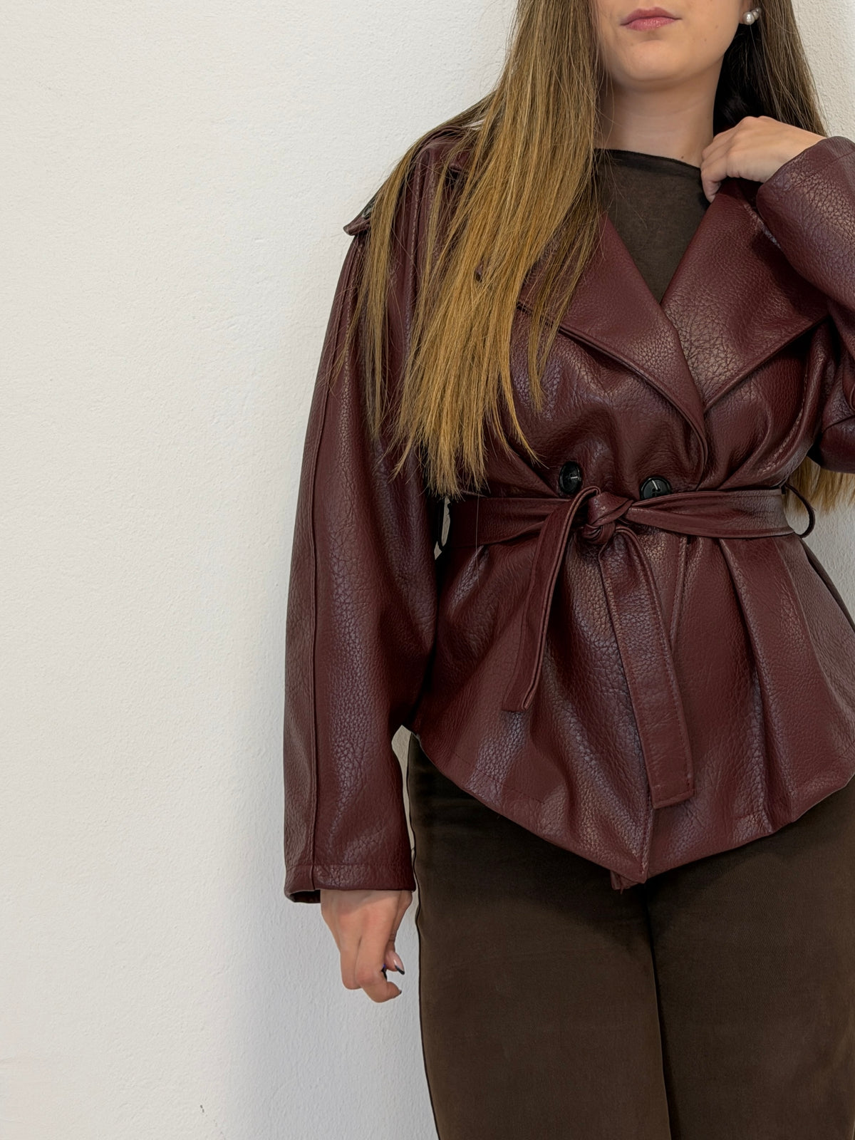 Trench Siena Bordeaux