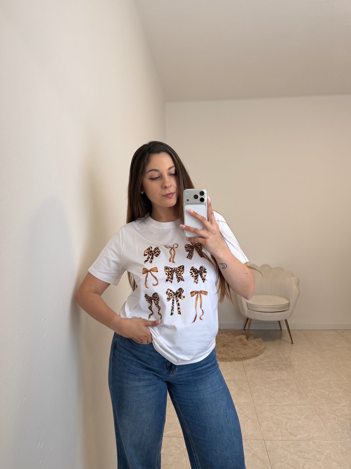 T-Shirt Girl Beige