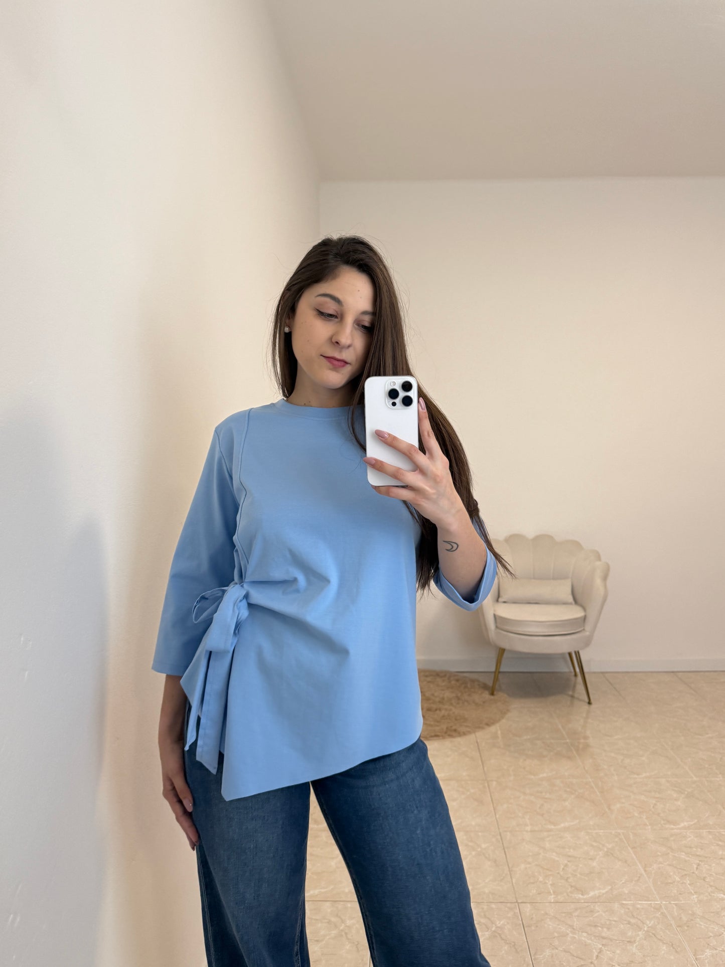 Maglia Fiocco Celeste
