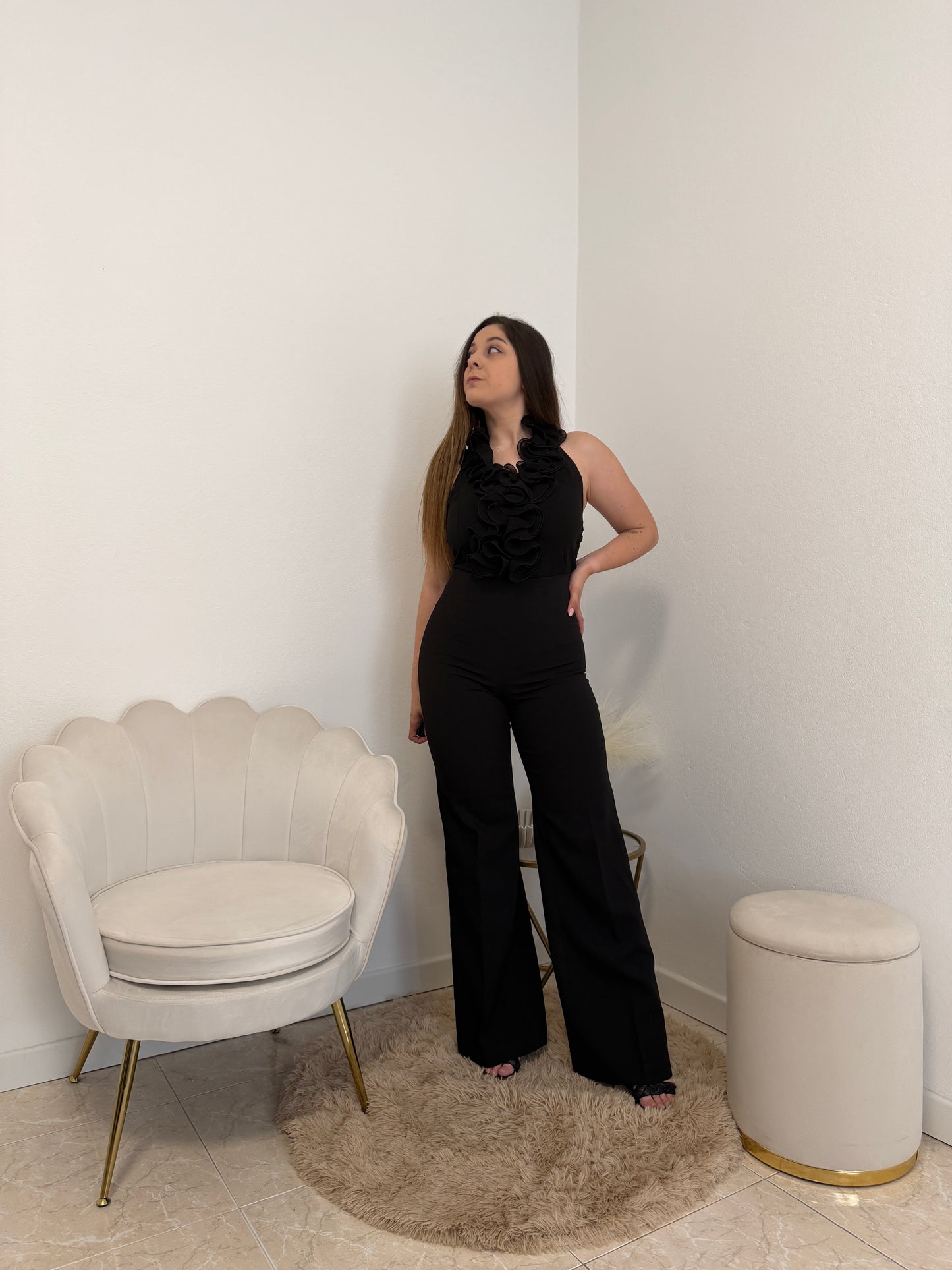 Maglia Chiffon Nera