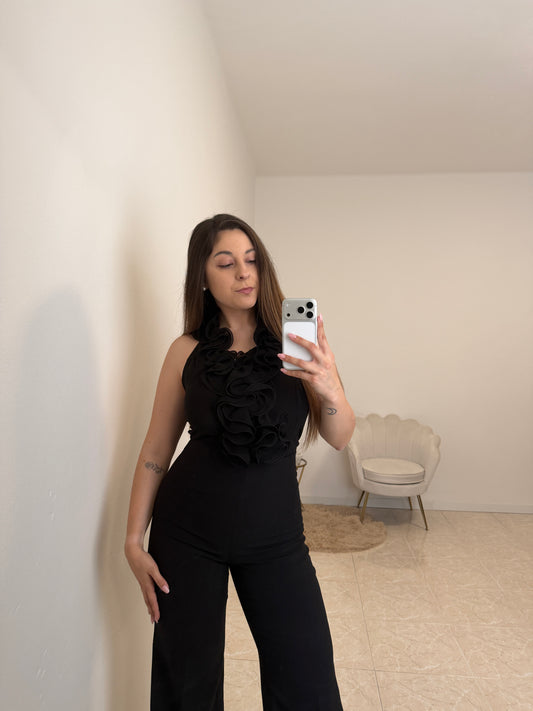 Maglia Chiffon Nera