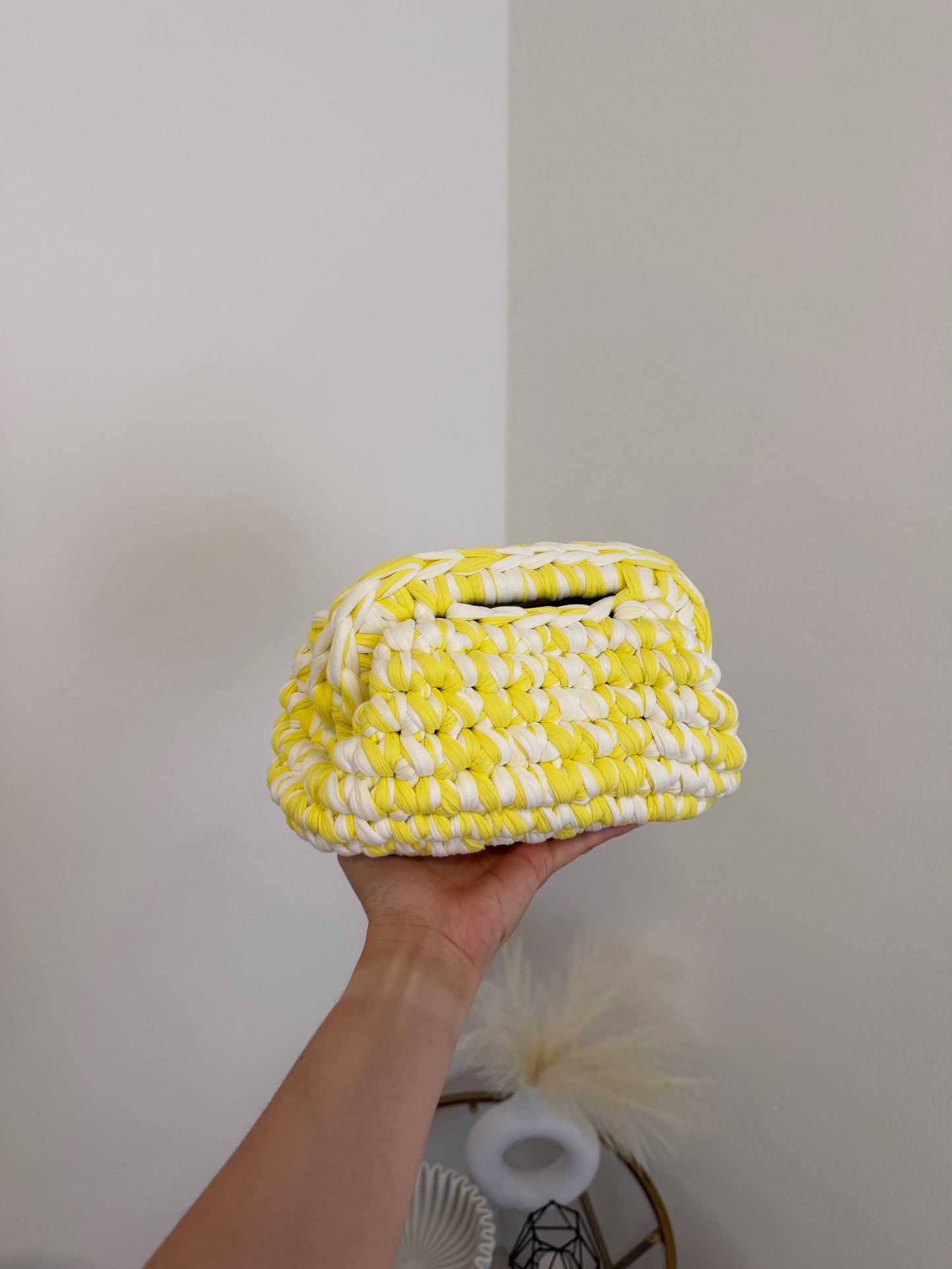 Lola Bag - Bicolor Bianca e Gialla