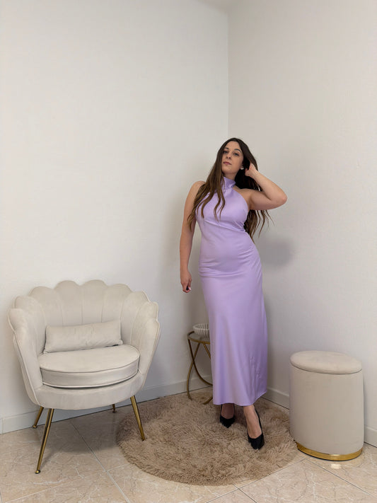 Abito Raso Lilla