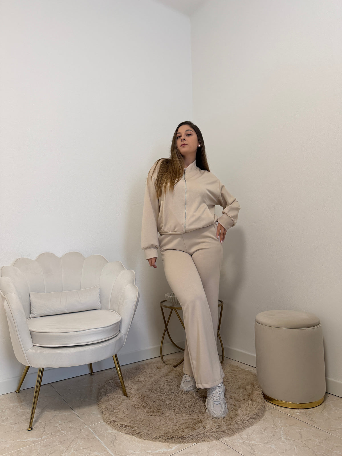 Tuta Simple Beige