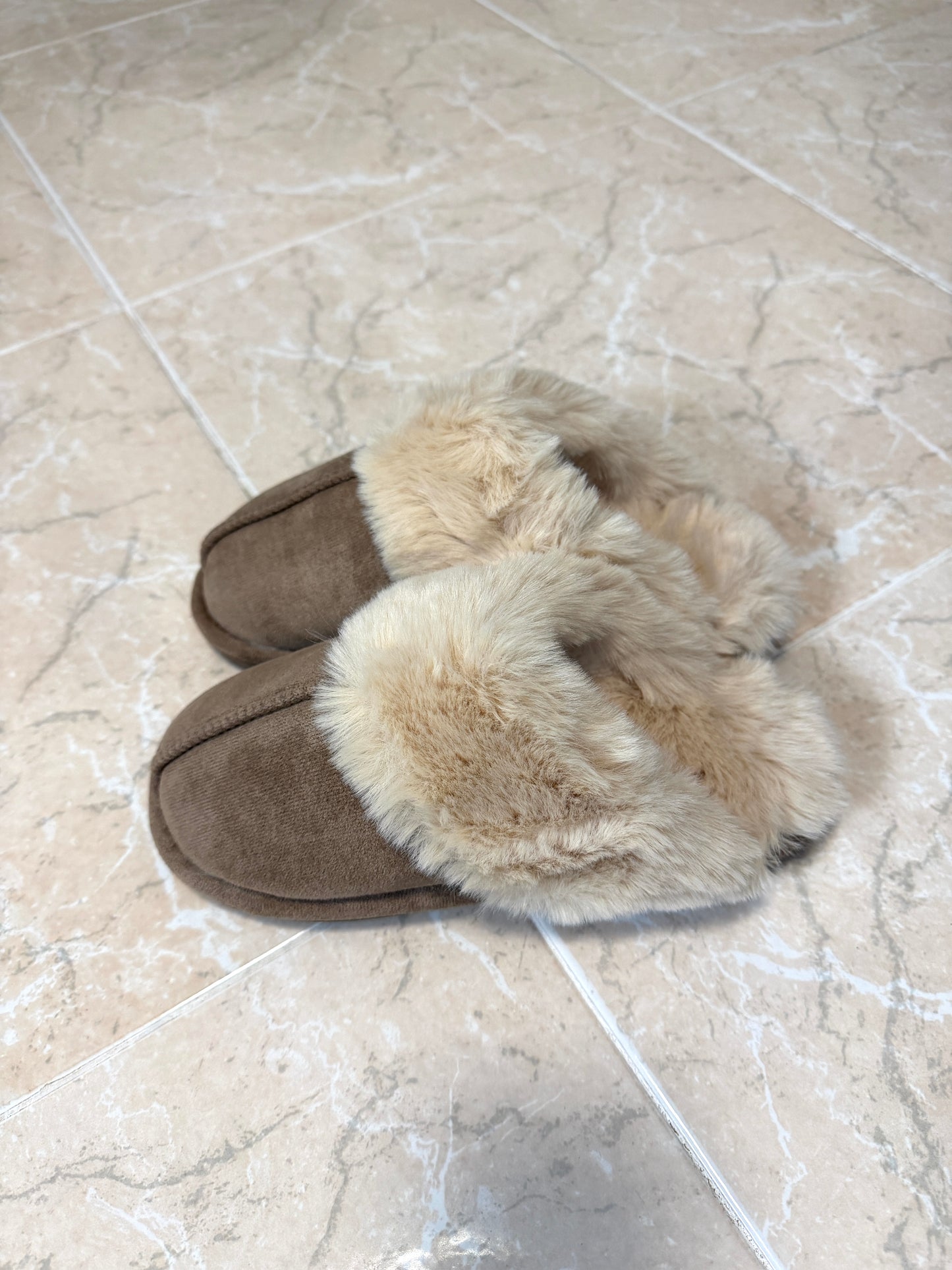 Pantofole Cozy Tortora