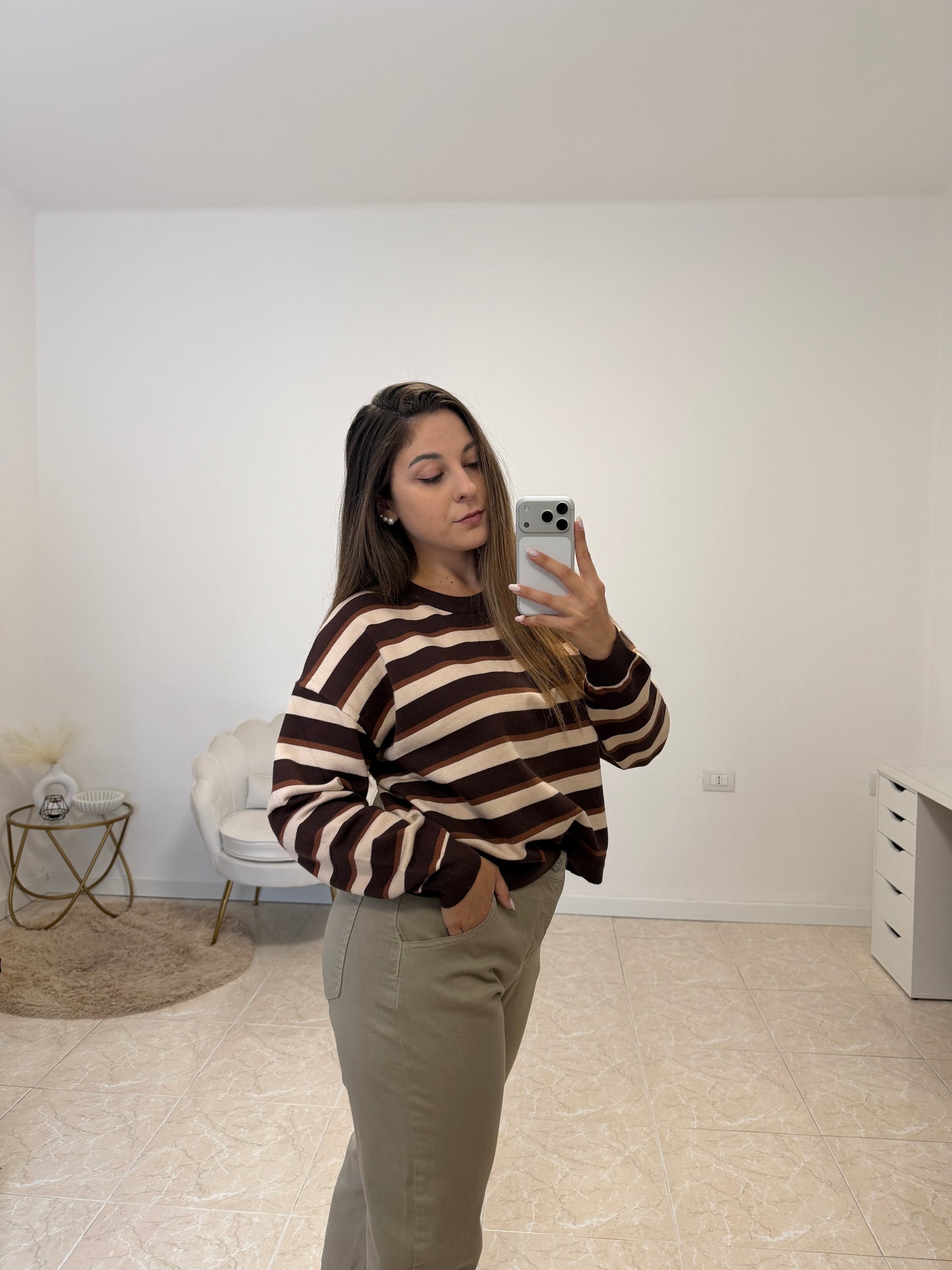 Maglioncino Fall Marrone