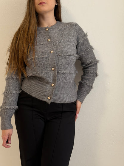 Cardigan December Grigio