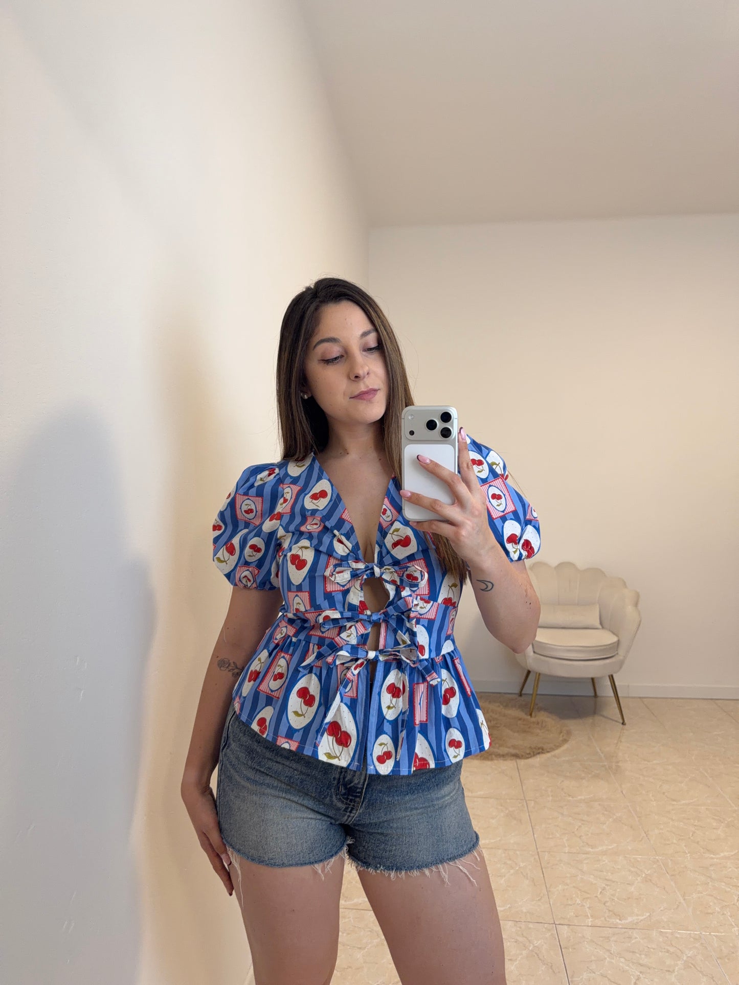 Camicetta Belly Ciliegie