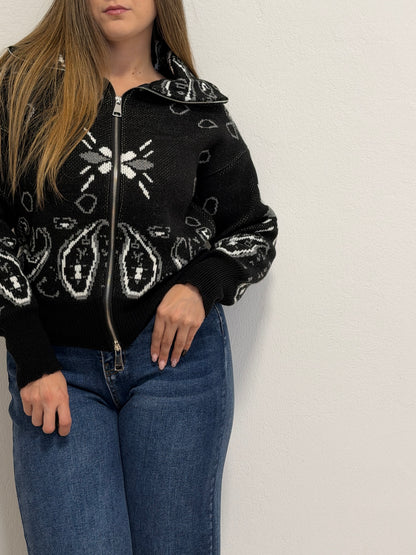 Pullover Bandana Nero