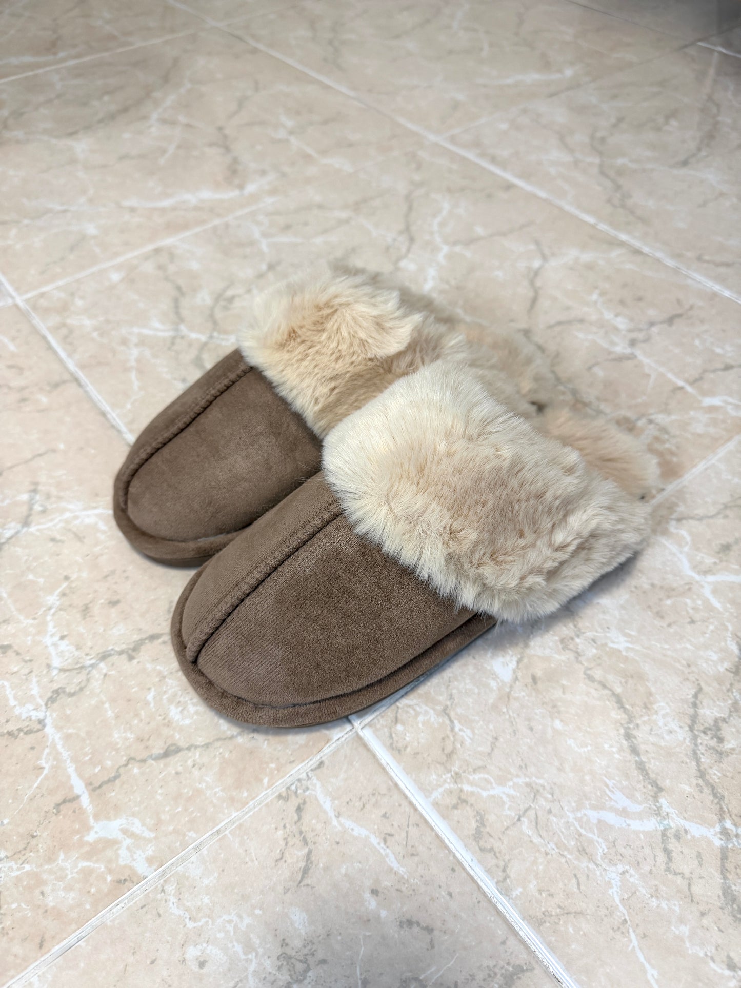 Pantofole Cozy Tortora