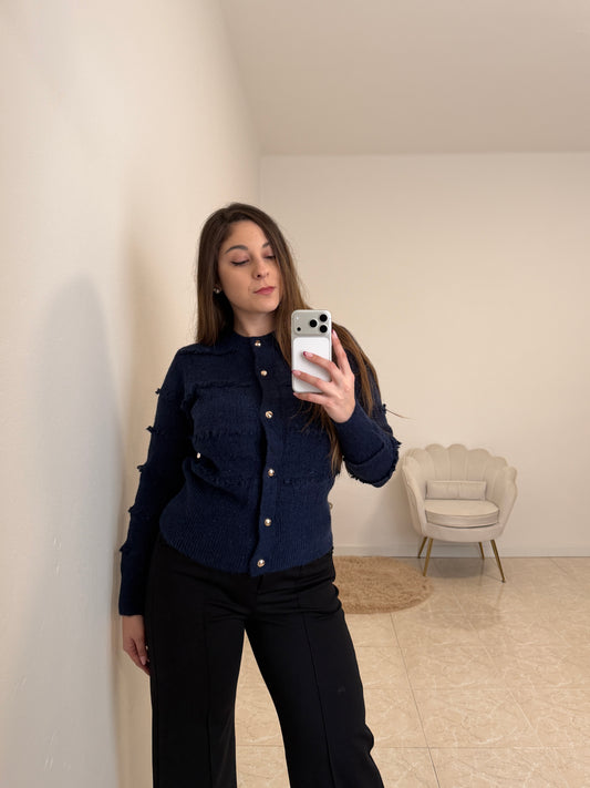 Cardigan December Blu