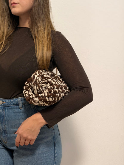 Lola Bag - Bicolor Beige e Cioccolato