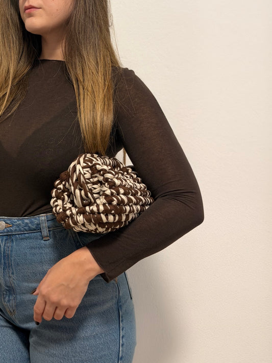 Lola Bag - Bicolor Beige e Cioccolato