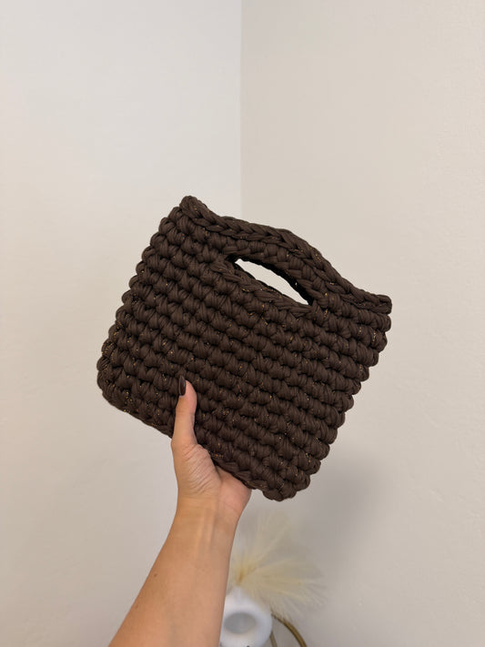 Miky Bag - Bicolor Caffè e Bronzo