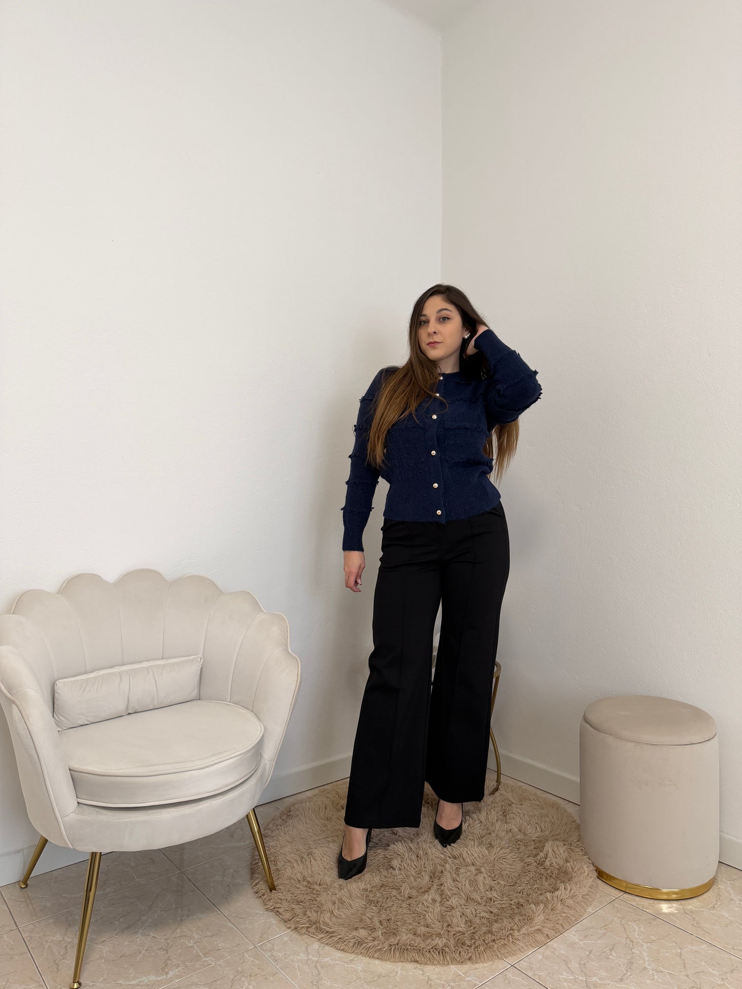 Cardigan December Blu