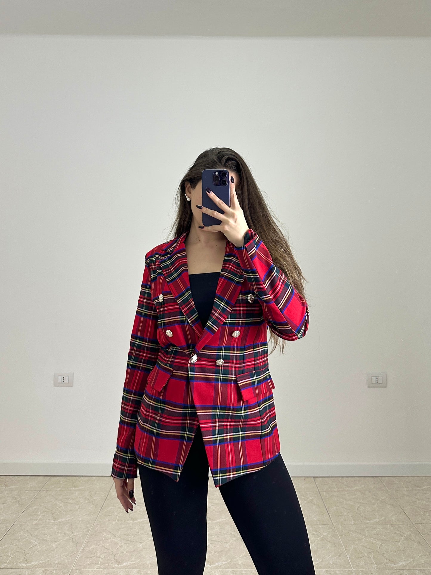 Giacca Tartan