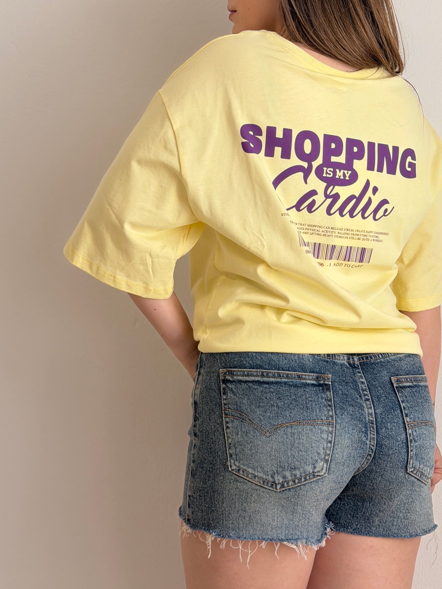 T-Shirt Shopping Gialla