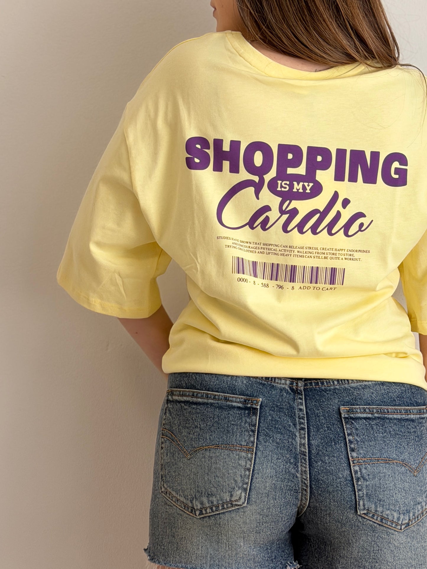 T-Shirt Shopping Gialla