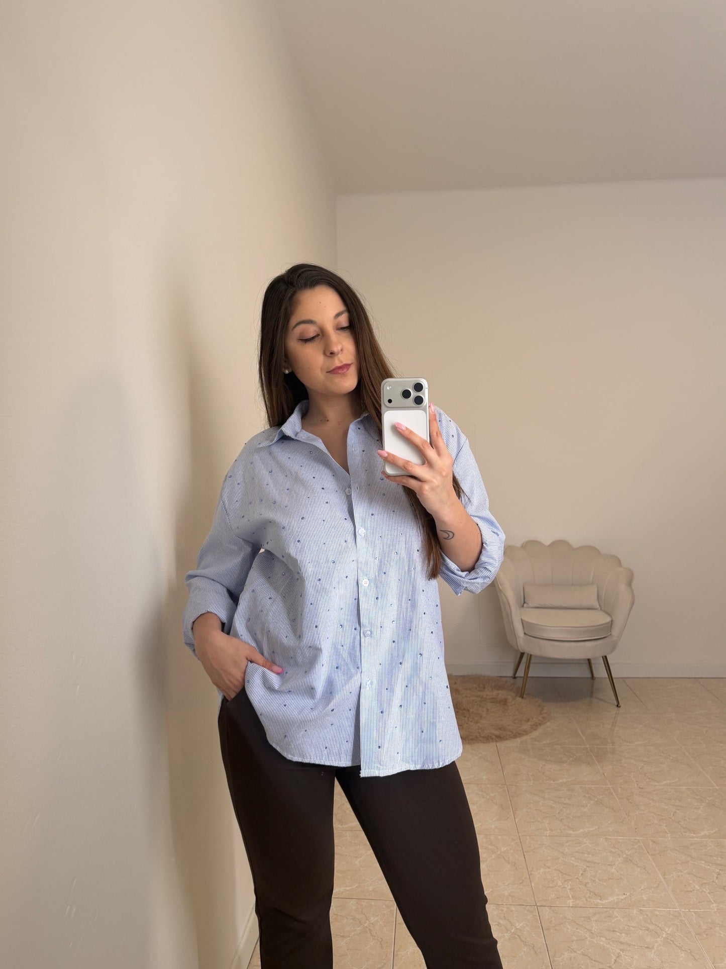 Camicia Gioia Azzurra