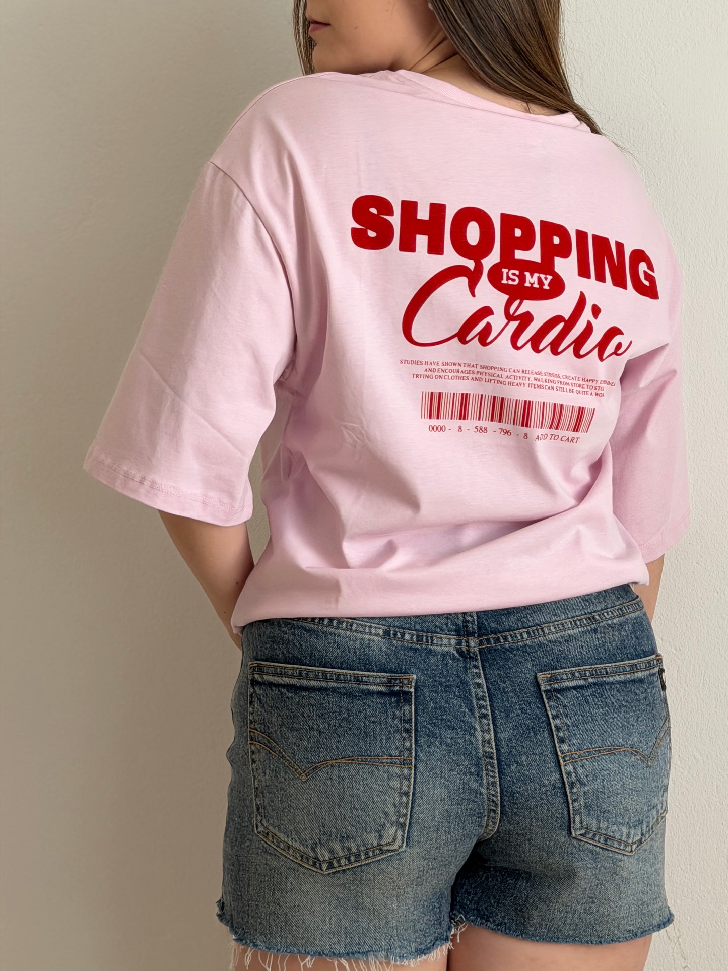T-Shirt Shopping Rosa