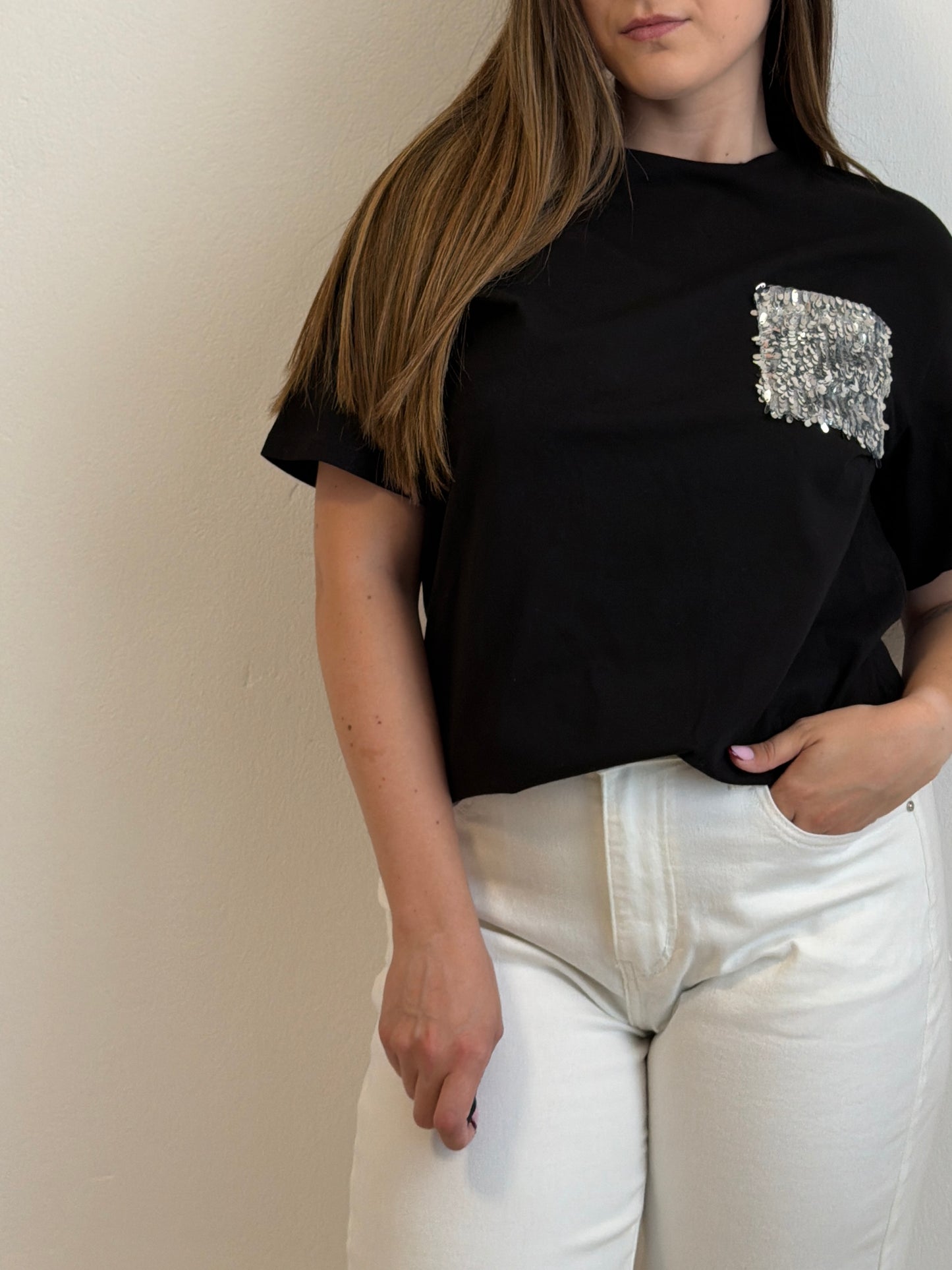 T-Shirt Taschino Nera