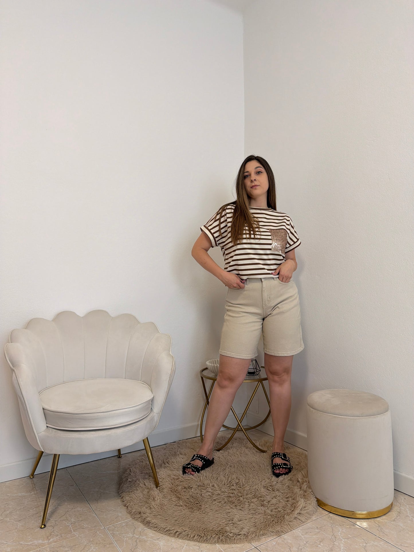 T-Shirt Susy Marrone