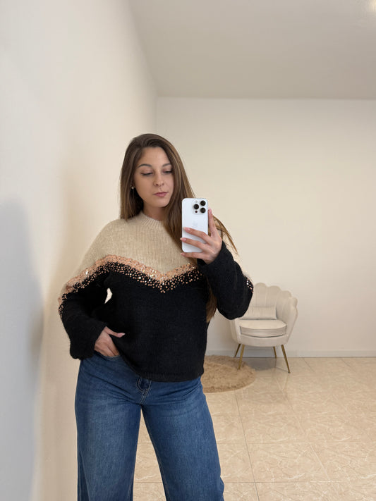 Maglione Paillettes
