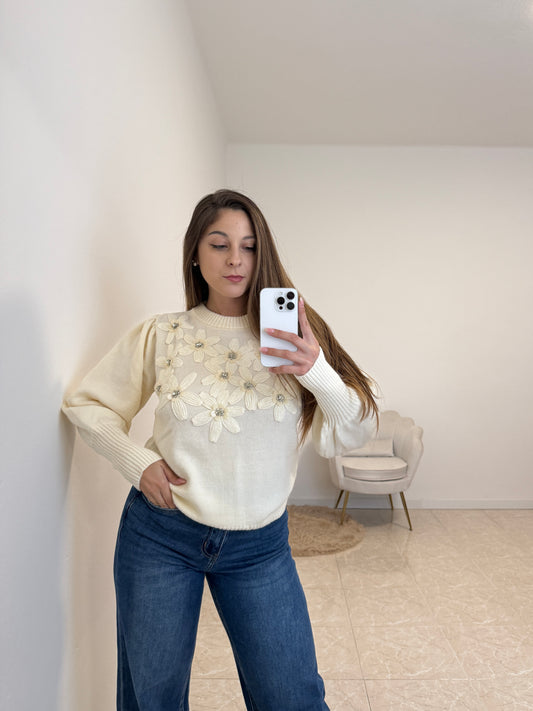Maglione Flowers