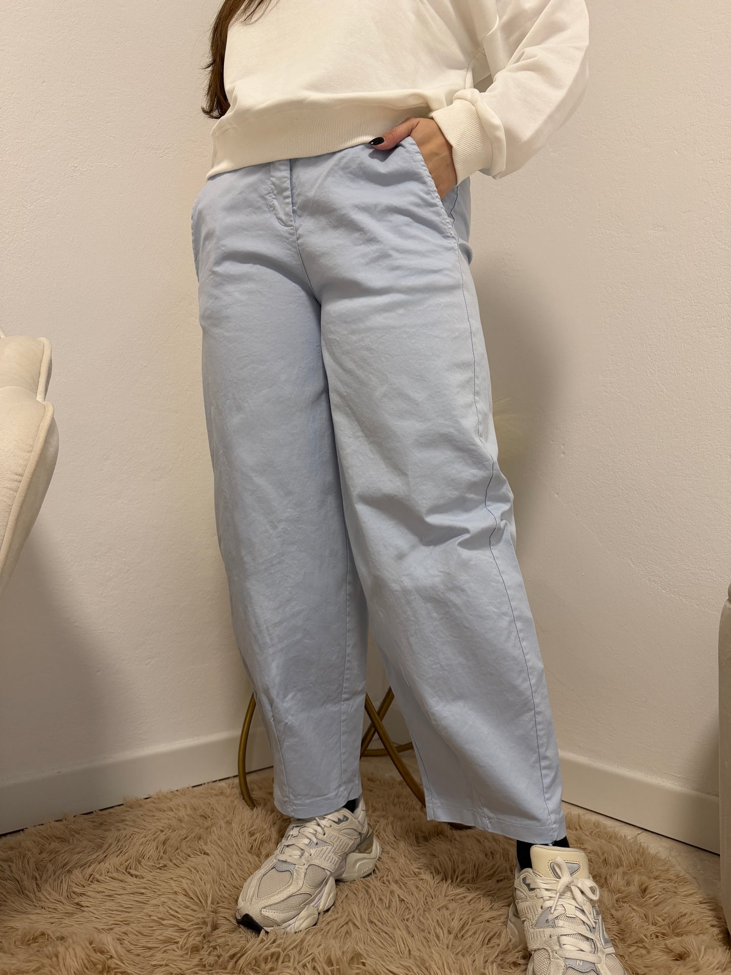 Pantalone Spring Azzurro