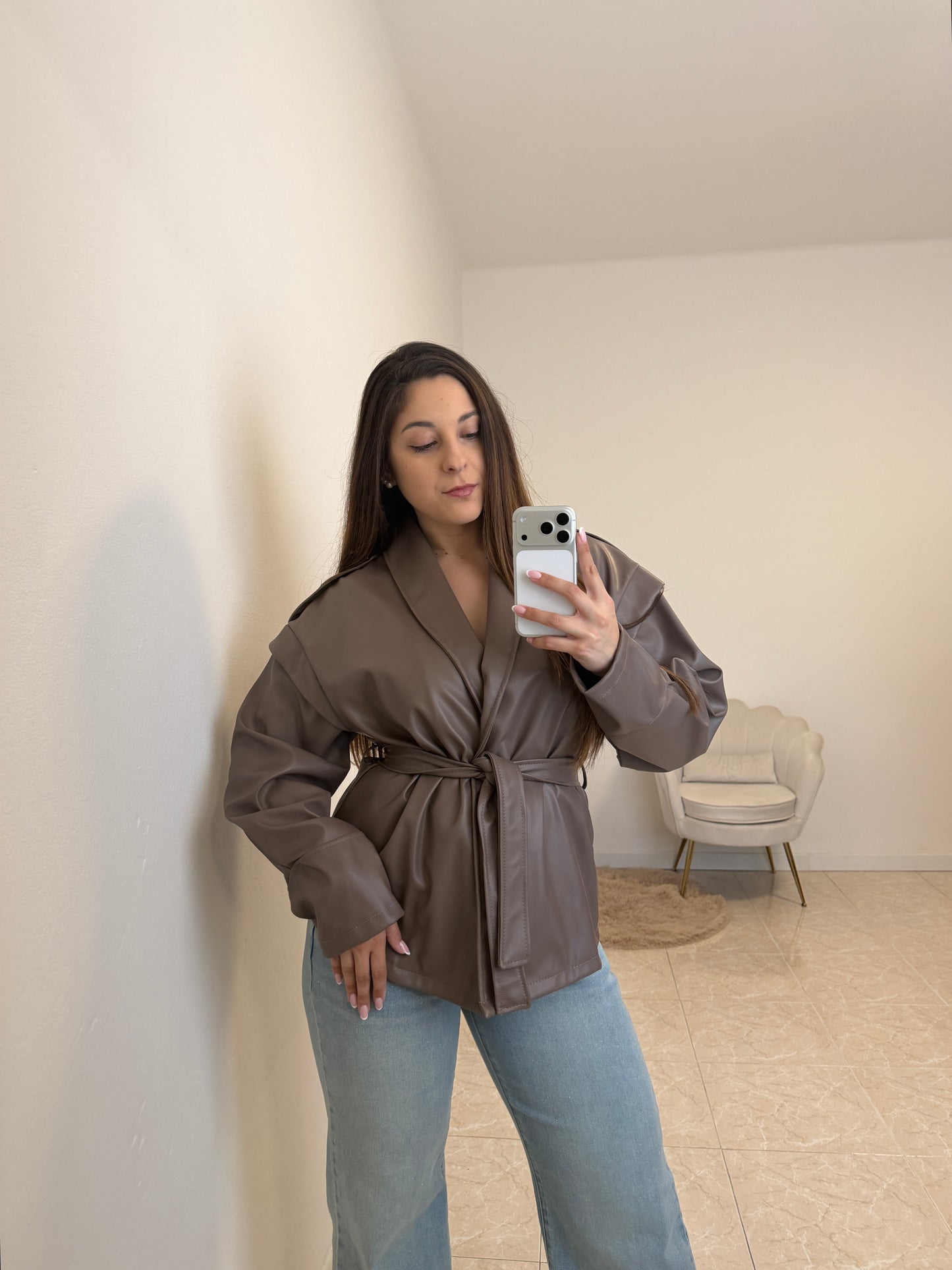 Giacca Kate Tortora