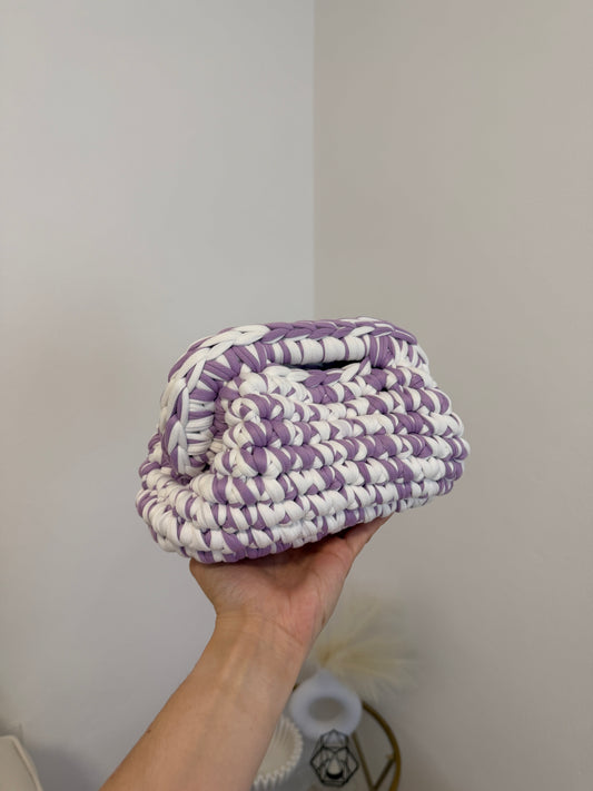 Lola Bag - Bicolor Bianca e Lilla