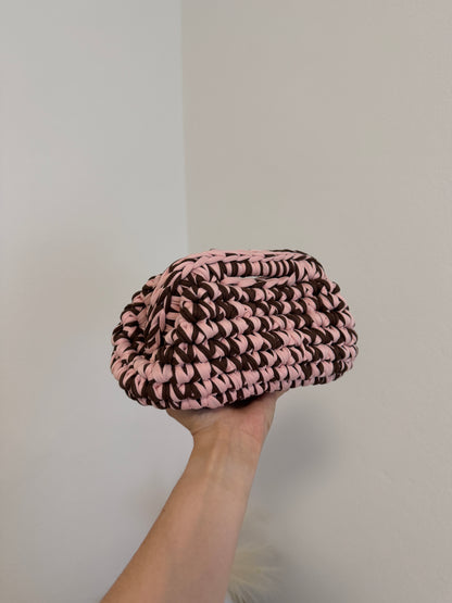 Lola Bag - Bicolor Rosa e Cioccolato