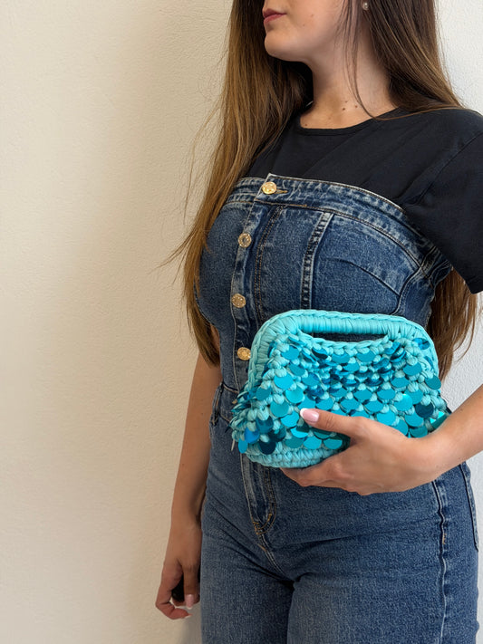 Lola Bag - Super Shiny Acquamarina