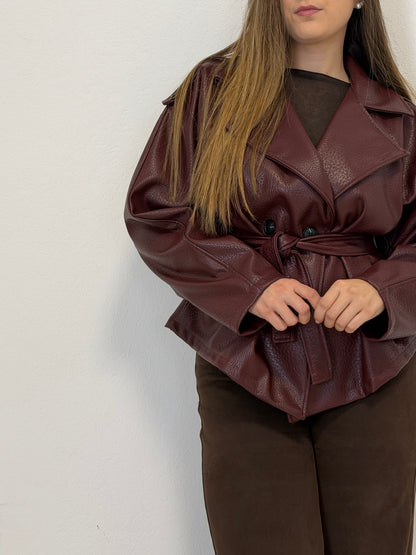 Trench Siena Bordeaux