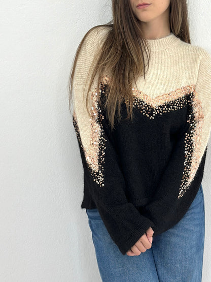 Maglione Paillettes