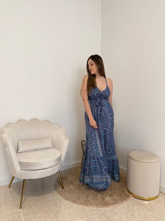 Abito India Blu
