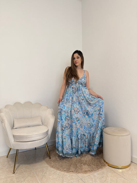 Abito India Azzurro